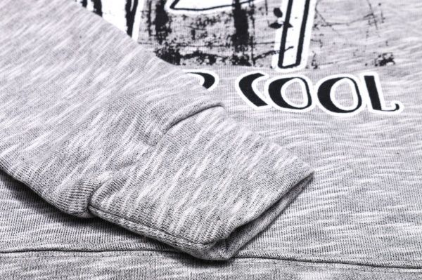 Спортивний костюм Фламінго для дівчинки 723-316 р.134 сірий із молочним 