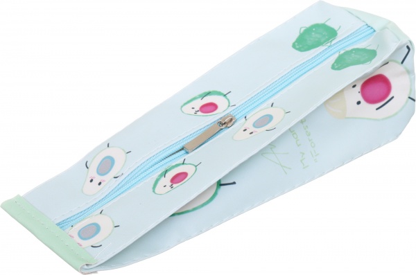 Пенал школьный Авокадо с подарком Nota Bene голубой