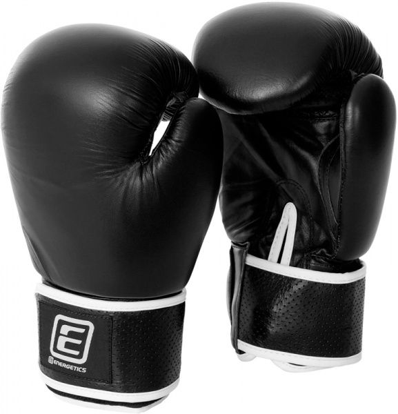 Боксерські рукавиці Energetics 12oz Leather 225543 чорний