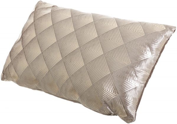 Подушка KM с напылением геометрия 100% полиэстер 50x30 см золотой 