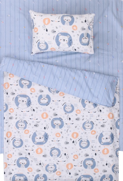 Комплект постельного белья NANTONG розовый с рисунком