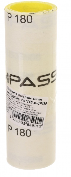 Наждачная бумагаCompass рулон 1000х115 мм Р180