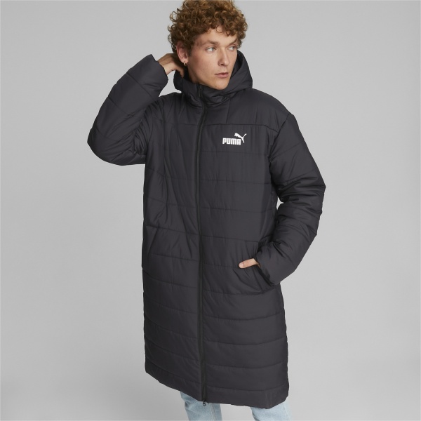 Пальто Puma ESS+ HOODED PADDED COAT 67171201 р.XL чорний