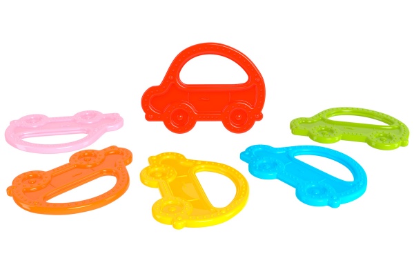 Игрушка-прорезыватель ТехноК для зубов в виде цветных животных 9161