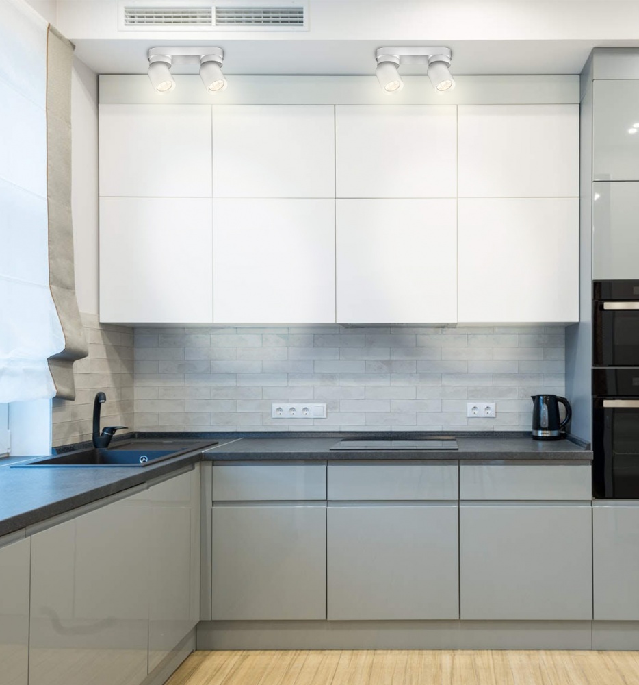 Спот Eurolamp 2x30 Вт GU10 белый LH2-LED-GU10(white)new