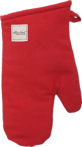 Перчатка-прихватка Винтаж однотонная 16x33 см красный La Nuit 