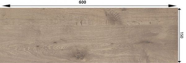 Плитка Golden Tile Alpina Wood коричневий 897920 15x60 