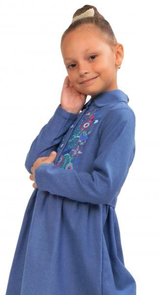 Платье Эдельвика 140 синий 108-19/00 