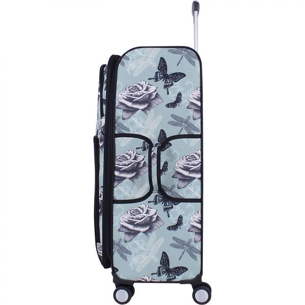 Валіза Bagland Леон 90 л бірюзовий 732 (0037966274) 