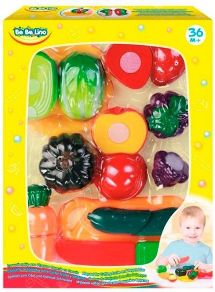 Ігровий набір Bebelino для різання фруктів та овочів