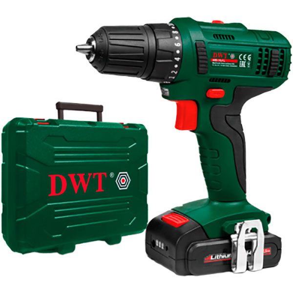 Шуруповерт акумуляторний DWT ABS-14,4 L-2 BMC