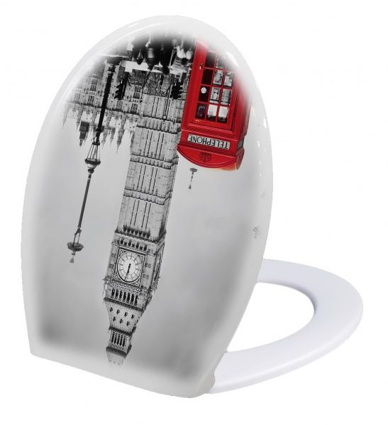 Сиденье для унитаза с крышкой Klechniowska London Red