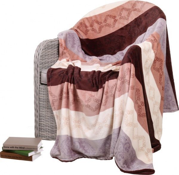 Плед Stripe 160x200 см різнокольоровий La Nuit 