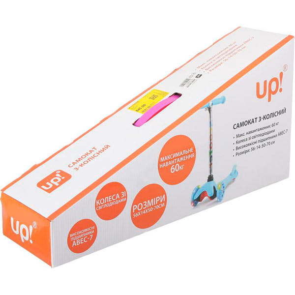 Самокат Underprice Maxi-891PN рожевий