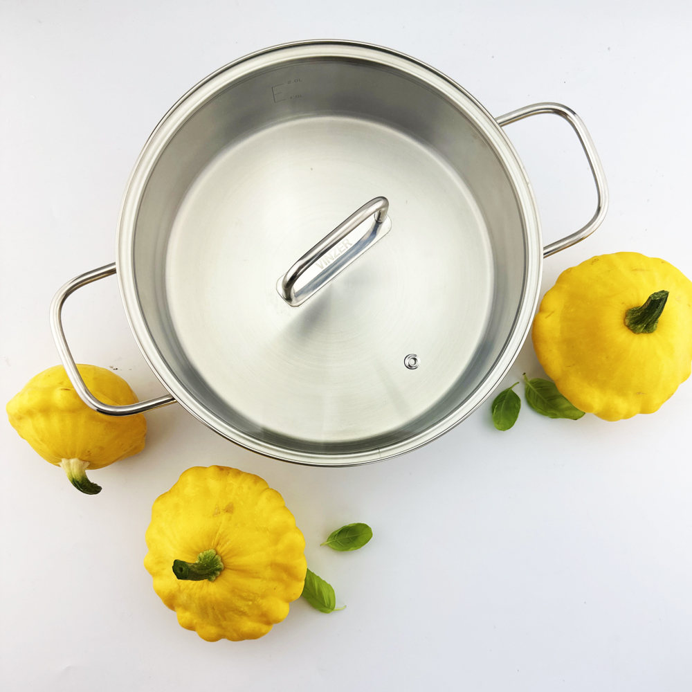 Кастрюля с крышкой Vinzer Glossy Line 2,7 л 50043