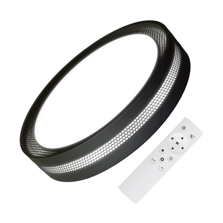 Светильник потолочный ELM TOLEDO D505 мм 3000-6500 К, 4900lm, пульт ДУ 1x70 Вт черный 26-0137