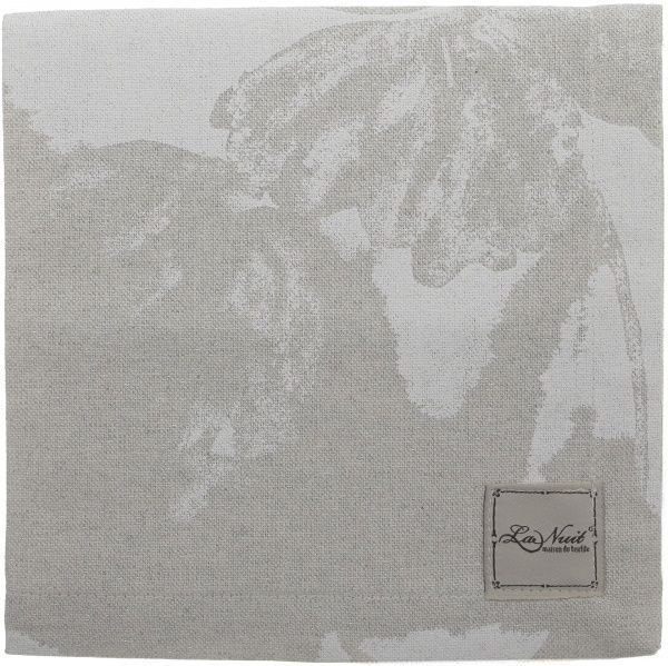 Серветка La Nuit Версаль срібло 40x40 см різнокольоровий 