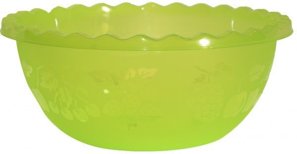 Таз Ал-Пластик круглый 6 л лайм 