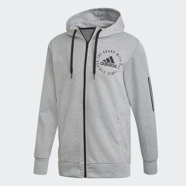 Джемпер Adidas SID FZ DQ1466 р. 2XL сірий