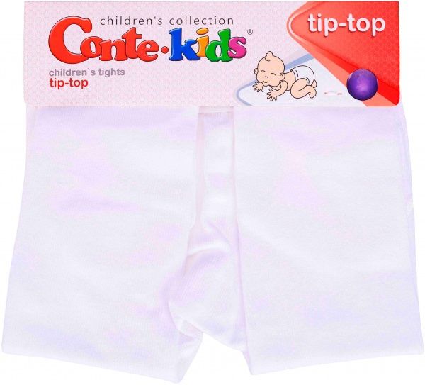Колготки детские Conte-Kids TIP-TOP 000 р.116-122 белый 