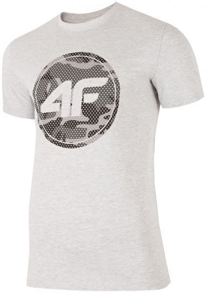 Футболка 4F H4Z19-TSM076-27M L світло-сірий