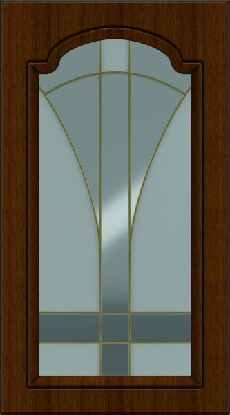 Фасад для кухні Грейд-Плюс Горіх мускатний патина №363 713x396 ВТ Мадрид лівий