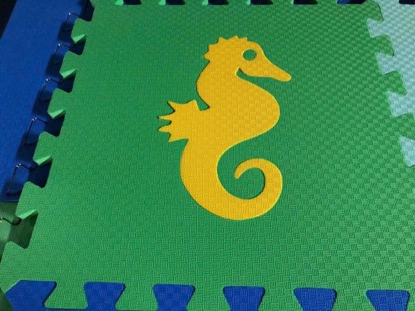 Коврик-пазл Термоізол Зверьки 30x30 см набор 12 шт.