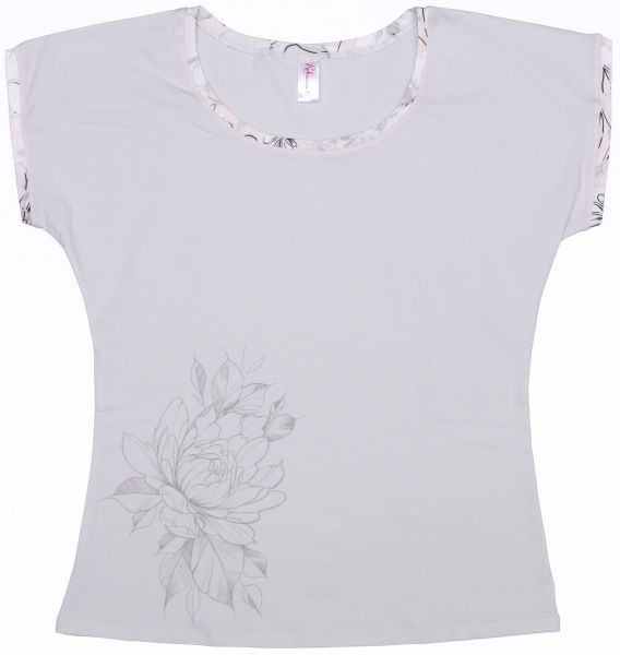 Пижама женская Roksana Marshmallow р. L белый с розовым 