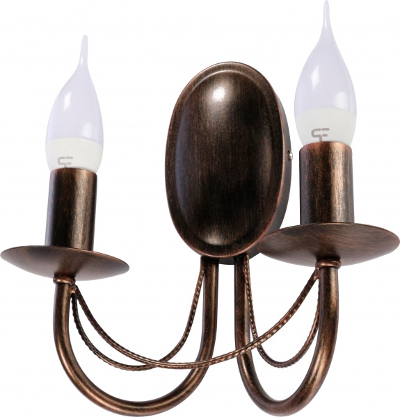 Бра Nowodvorski WIOLETTA II 2х60 Вт E14 старая бронза 1351