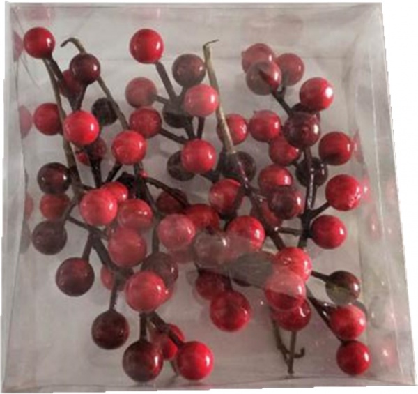 Набор новогодних декораций Пучок ягод больших EPI-55127F 