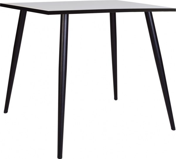 Стіл обідній Nowy Styl MODERN LITE BLACK (18) 1200х800 білий/чорний 