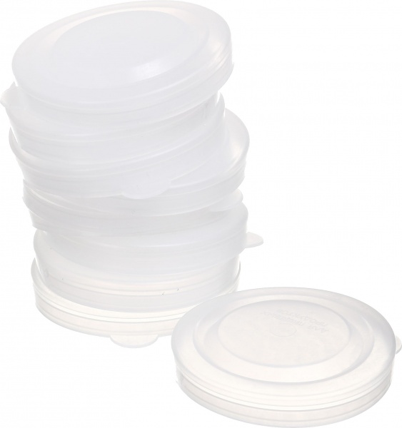 Набір кришок прозорих 10 шт 