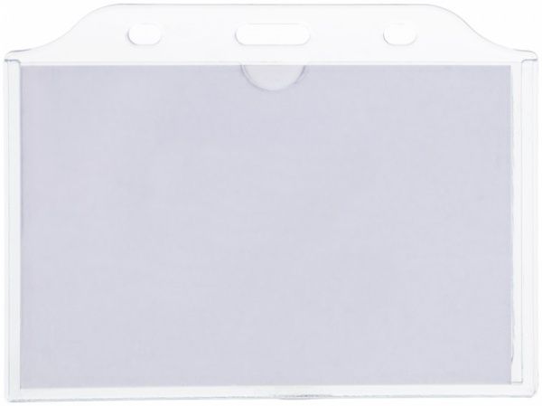 Бейдж горизонтальный ABS+PVC 54x85 мм Optima