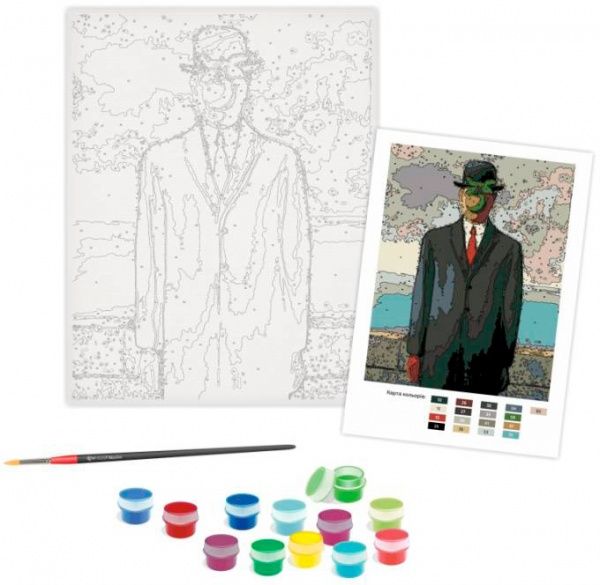 Набір, техніка акриловий живопис за номерами Син людський Rosa Start 