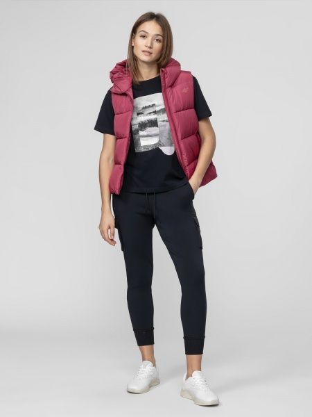 Жилет 4F D4L21-KUDP306-55S XL темно-рожевий