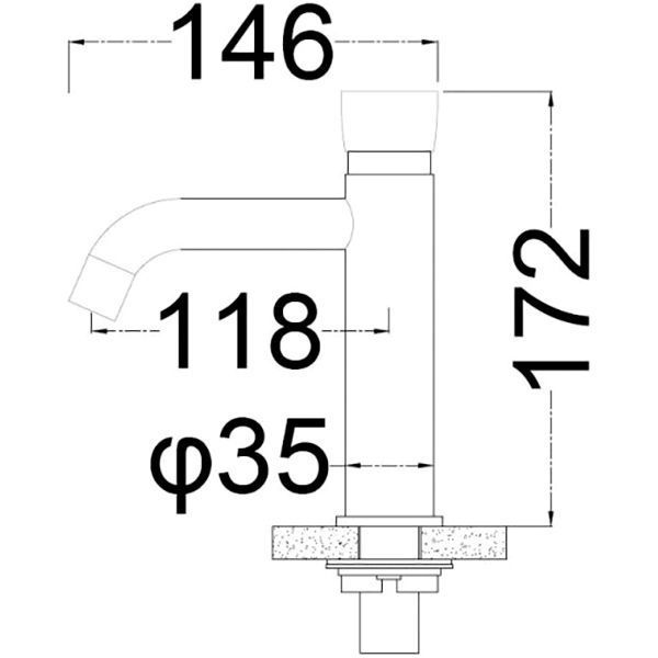 Кран-дозатор Mixxen Инокс MXIN0432