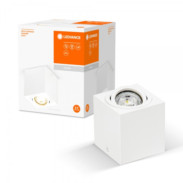 Светильник точечный Ledvance Spot Surface Square WT 220 Вт GU10 белый 