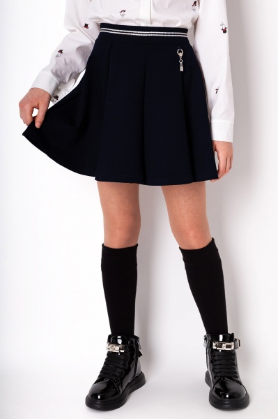 Юбка Mevis р.134 синий 4118 