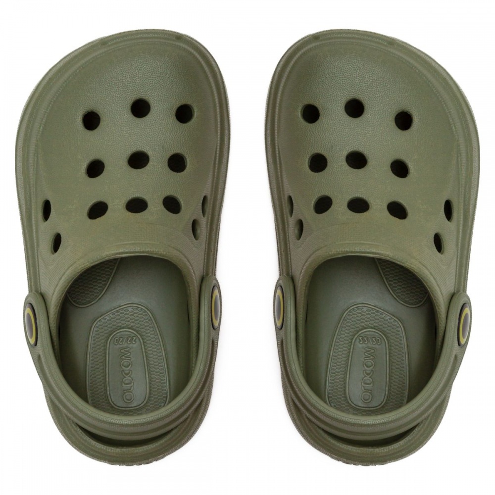 Сабо Oldcom Crocolino р.20/21 оливковый