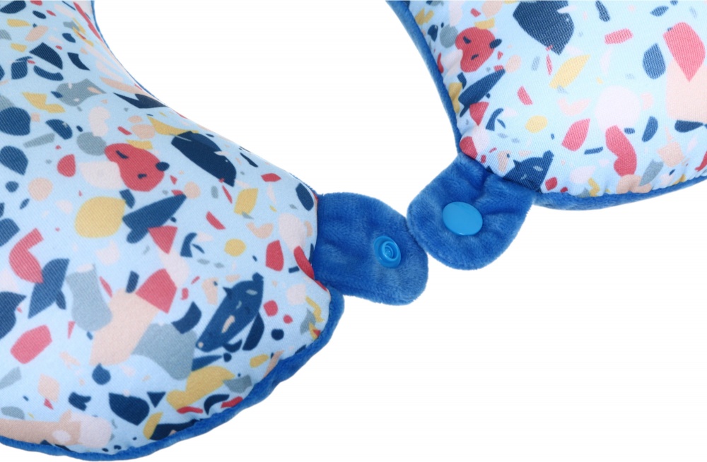 Подушка дорожная Confetti Blue Luna 30x30 см разноцветный