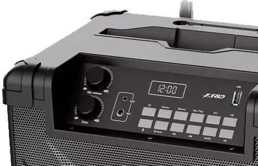 Портативная колонка F&D T2 Wireless Bluetooth 1.0 black 