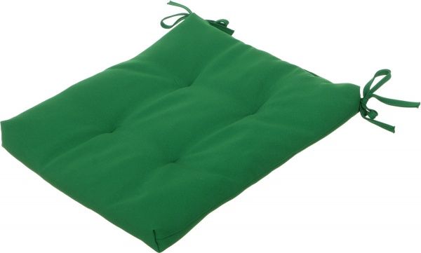 Подушка на стул Радуга 40х40 см зеленая яркая трава Прованс