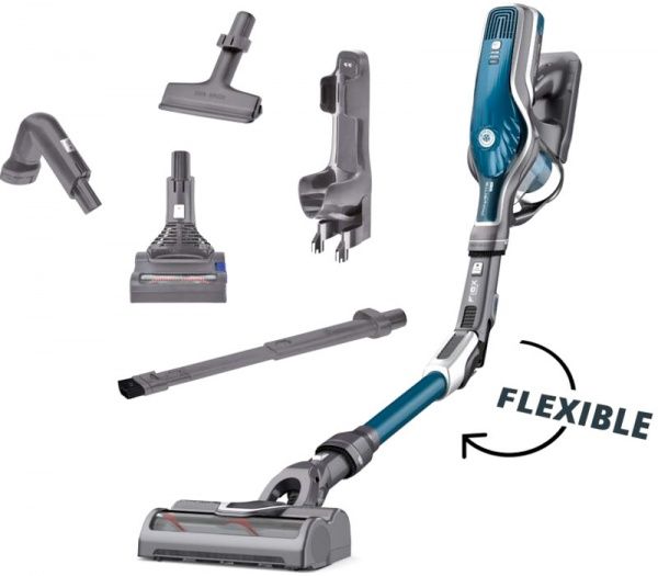 Пылесос аккумуляторный Rowenta RH9571WO Air Force Flex 760 grey/blue 