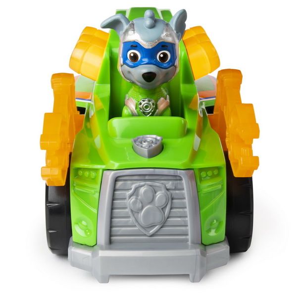 Игровой набор Spinmaster Щенячий патруль: Рокки с автомобилем-делюкс (серия Мегащенки) SM16776/7301 