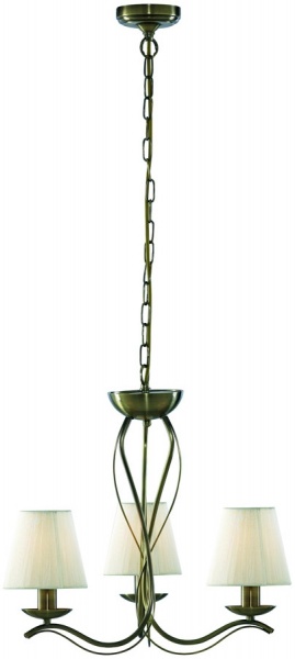 Люстра підвісна Arte Lamp Domain I 3xE14 антична бронза A9521LM-3AB 