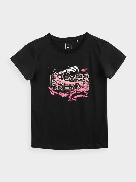Футболка 4F J4Z20-JTSD209B-20S 128 чорний