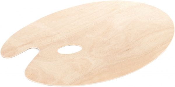 Палитра деревянная овальная 30*40 см D.K.ART & CRAFT