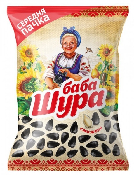 Насіння соняшника Баба Шура Смажене 110 г
