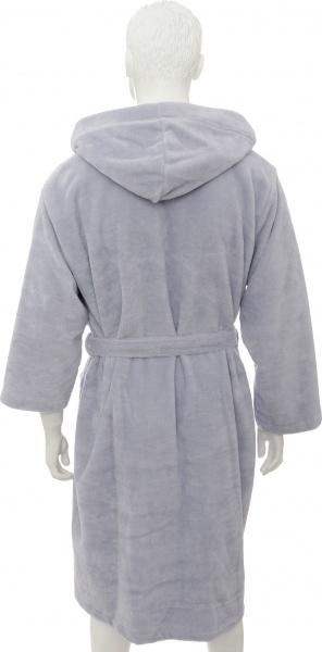 Халат Durutex р. L серый Hooded 