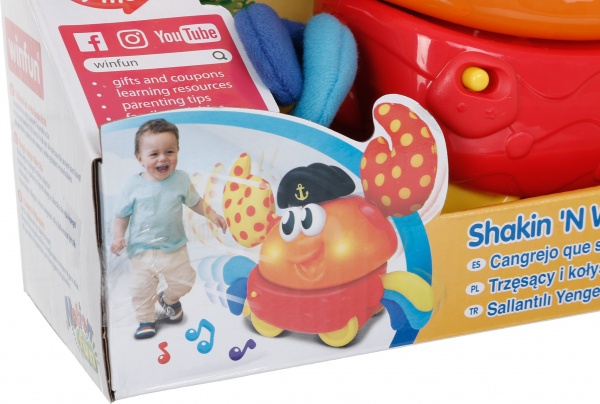 Игрушка заводная Winfun Краб 1005-NL